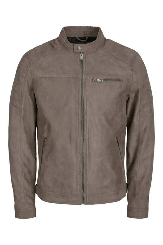 Jack&jones Jjerocky Jacket Noos Erkak Kurtka-Ochiq Jigarrang - 1