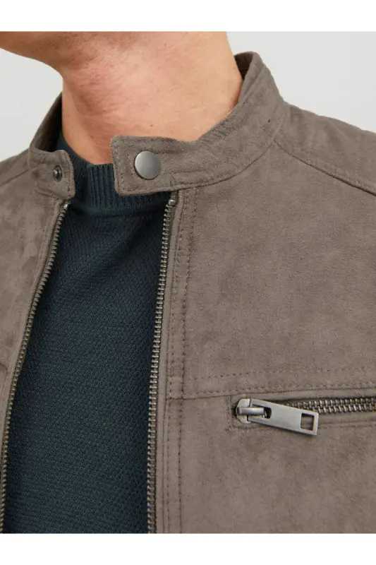 Jack&jones Jjerocky Jacket Noos Erkak Kurtka-Ochiq Jigarrang - 3