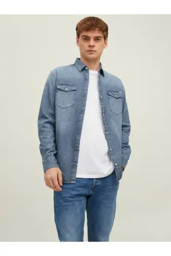 Jack&Jones Jjesheridan L/s Noos Erkak Ko'ylak (12138115) 