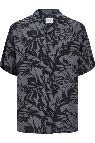 JACK&JONES JJGURU Monoxrom Naqshli Kurtak SS12249210 Qora - 6