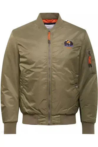 Jack&Jones Jordenvor Bomber 12158578 Khaki Men's Jacket - 1