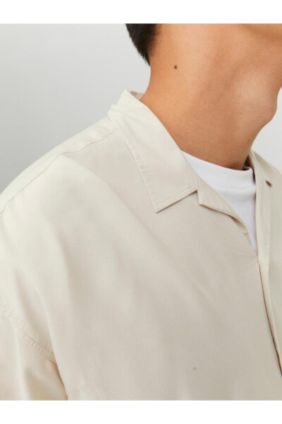 Jack&Jones Jornoah Erkaklar uchun Bo'sh o'tirgan Qisqa Yengli Ko'ylak - 6