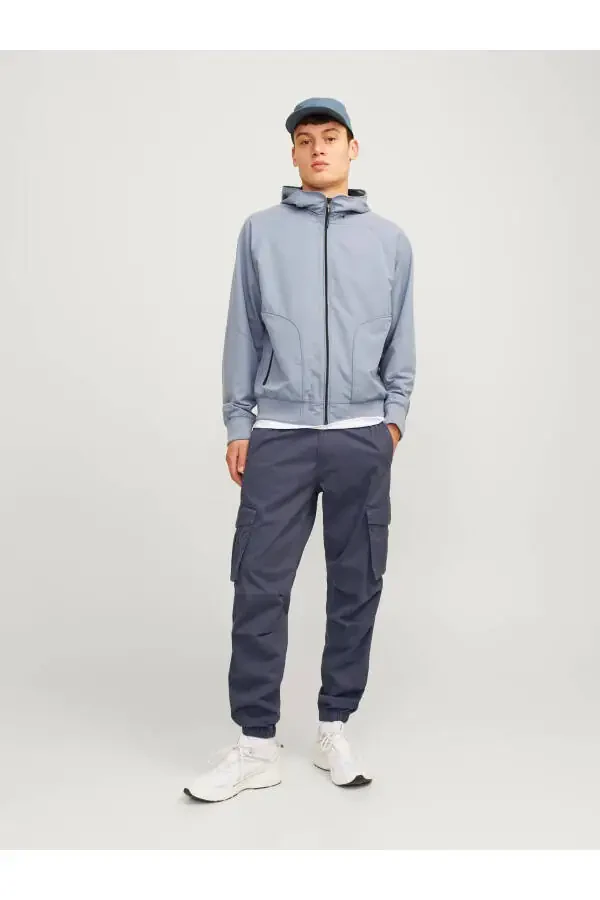 Jack&Jones Jpstkane Jjnoah erkaklar uchun manjetli kargo shimlari - 1