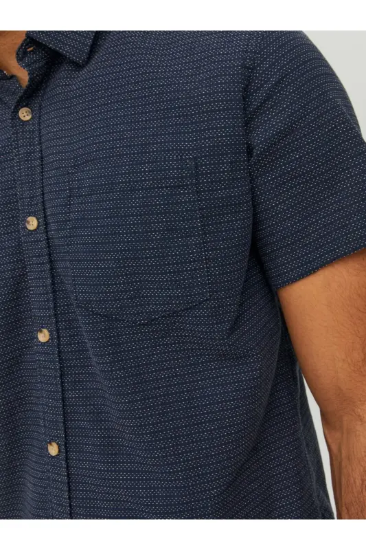 Jack&jones Erkek Gömlek 12235362-Lacivert - 6