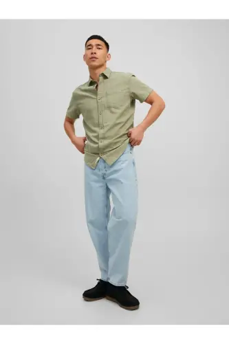 Jack&jones Erkek Gömlek 12235362-Yağ Yeşili - 3