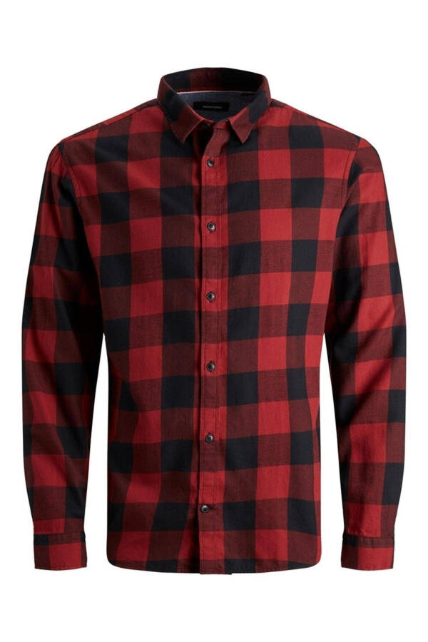 Jack&Jones Men's Gingham Twill Shirt L/S - 8
