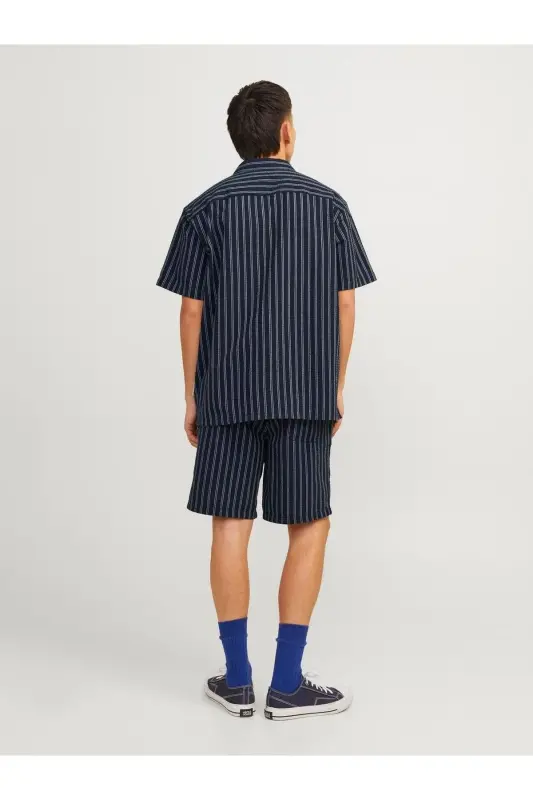 Jack&jones Men's Shirt 12256772-Navy Blue - 2