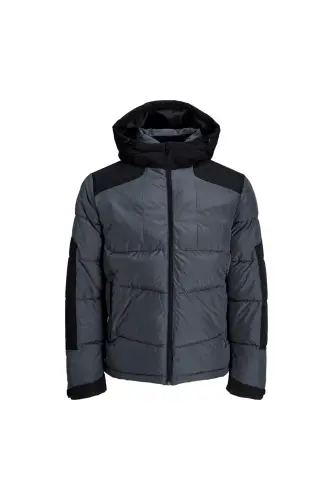 Jack&Jones Мужская куртка 12214648 Gray-Black Размер L-Gray - 3