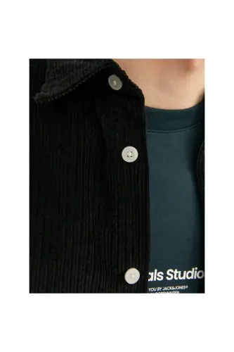 Jack&Jones Oversize Black Men's Shirt - 3