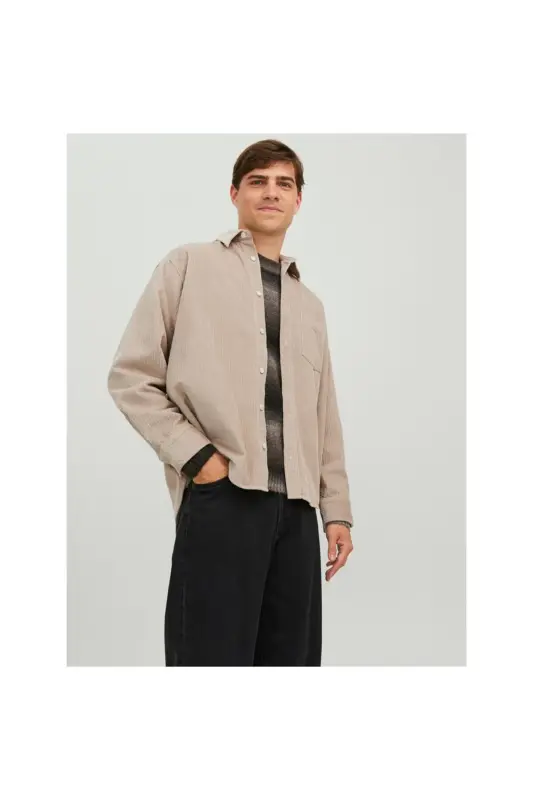 Jack&Jones Oversize Vison Men's Shirt (12239321) - 2