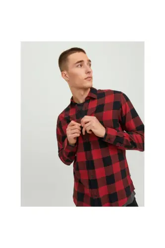 Jack&Jones Plaid Men's Shirt (12181602) - JACK & JONES (1)