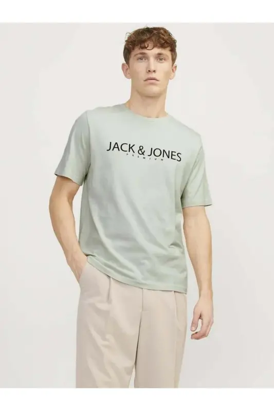 Jack&Jones Premıum Jprblajack Ss Tee Crew Neck Fst Ln Erkek T-Shirt-Beyaz - 5