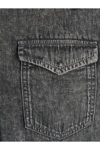 Jack&Jones Qora-kulrang Erkaklar Denim Ko'ylak - JACK & JONES (1)