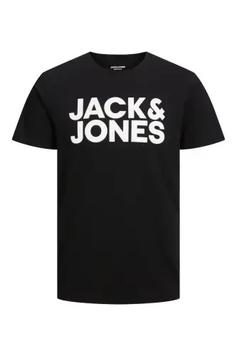 Jack&jones Erkek T-shirt 12151955-Siyah - 6