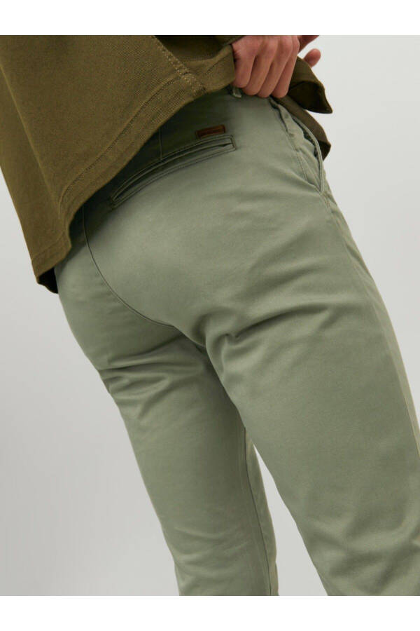 Jack&Jones Slim Fit Green Men's Pants - 4