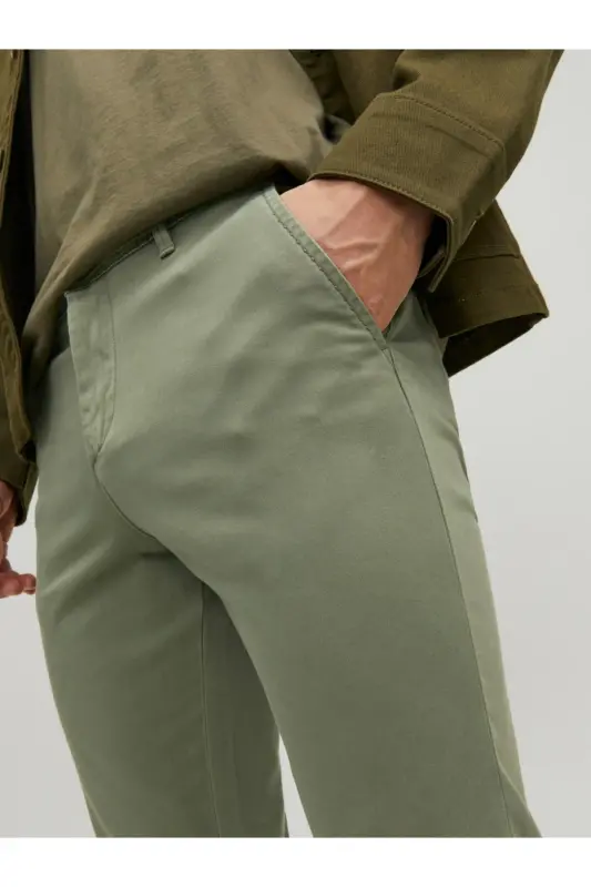 Jack&Jones Slim Fit Green Men's Pants - 5
