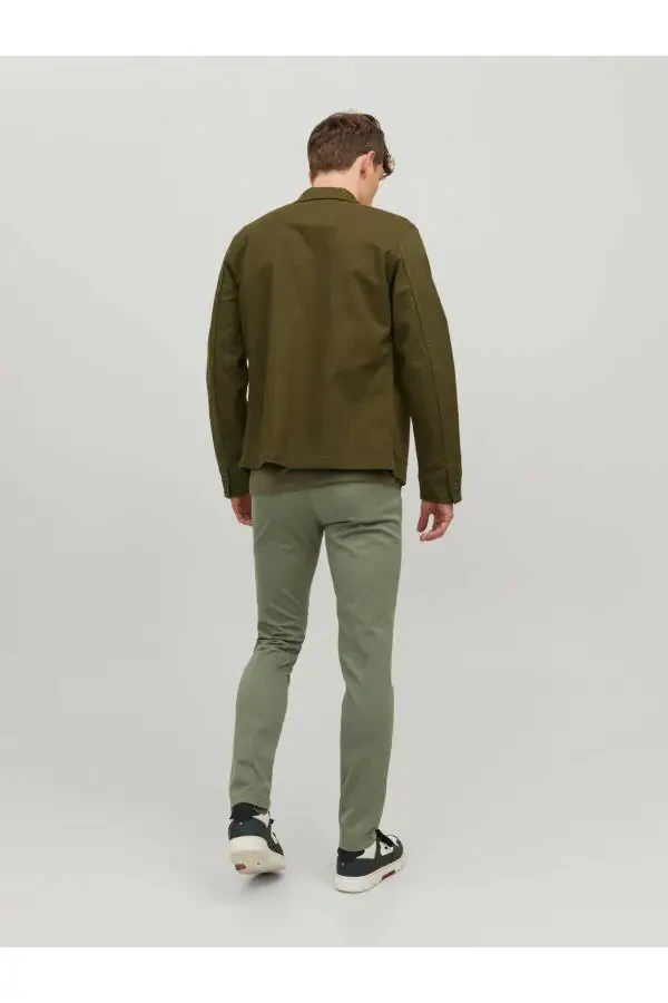 Jack&Jones Slim Fit Green Men's Pants - 6