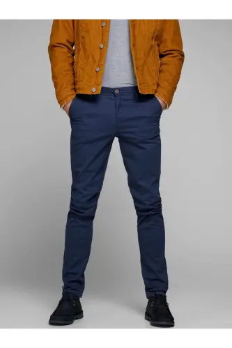 Jack&jones Slim Fit Lacivert Erkek Pantolon 12150148-Lacivert - 2