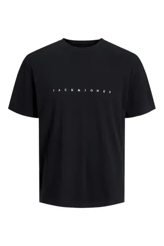 Jack&Jones Star Men's Black Round Neck T-Shirt - 4