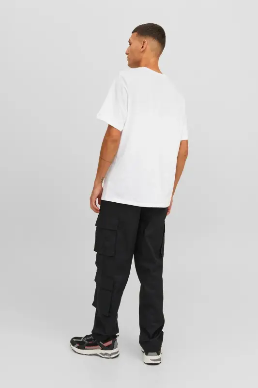 Jack&jones Tee Ss Crew Neck Fst Мужская футболка 12151955 Белый-White - 7