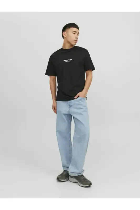 Jack&Jones Vesterbro Erkaklar uchun qora rangli futbolka - 2