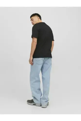 Jack&Jones Vesterbro Erkaklar uchun qora rangli futbolka - 3
