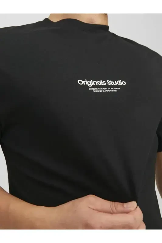 Jack&Jones Vesterbro Erkaklar uchun qora rangli futbolka - 5