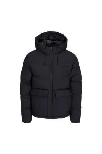 Jack&Jones Vesterbro Puffer, qora rangli kaputli erkaklar ko'ylagi - 4