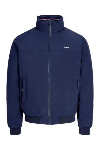 Jack&Jones Yaksız Beli Lastikli Erkek Mont - Lacivert12302538 - 1