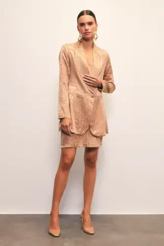 Jacquard Bell Skirt - VIZON - 1