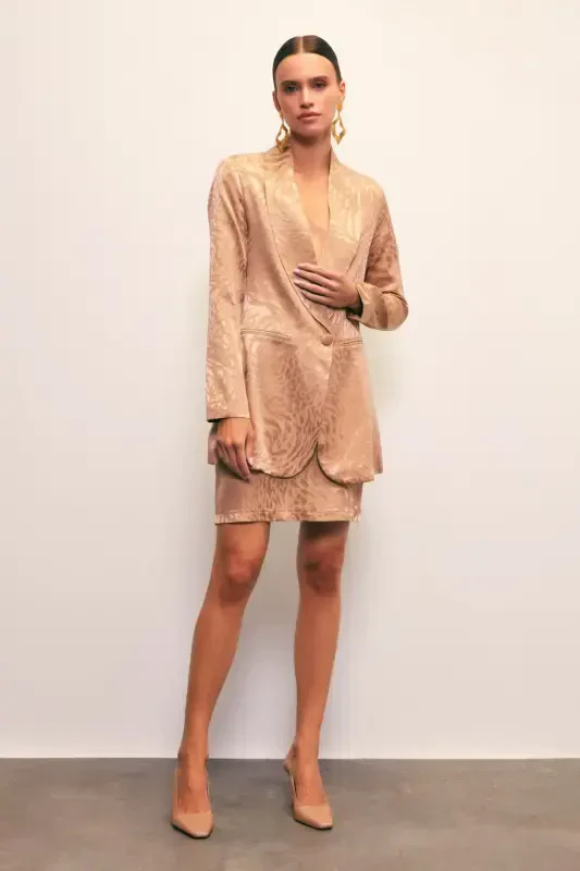 Jacquard Bell Skirt - VIZON - 1