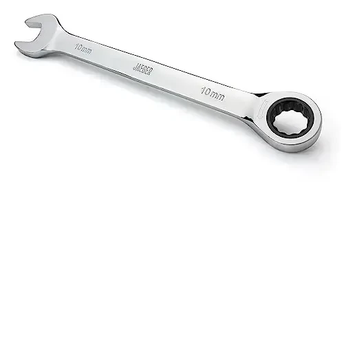 Jaeger 10 мм TIGHTSPOT Ratchet Wrench with Precision Movement and Hardened, Polished Steel for Projects with Metric Tight Spaces - JAEGER