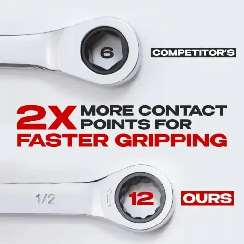 Jaeger 1/2 Inch Ratchet Wrench with 90-Tooth Ratcheting Precision and Hardened, Polished Steel - JAEGER (1)