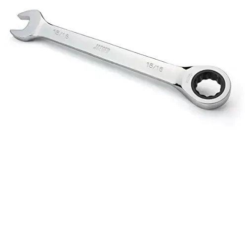 Jaeger 15/16 Inch Ratchet Wrench with 89-Tooth Ratcheting Precision and Hardened, Polished Steel for Projects with Tight Spaces - JAEGER