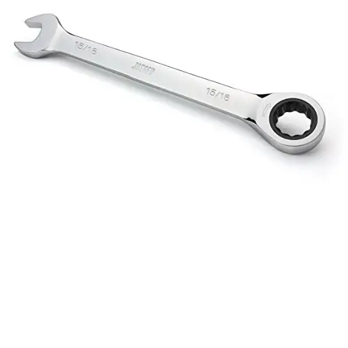 Jaeger 15/16 Inch Ratchet Wrench, 89-Tooth, Chrome Vanadium, SAE - 1