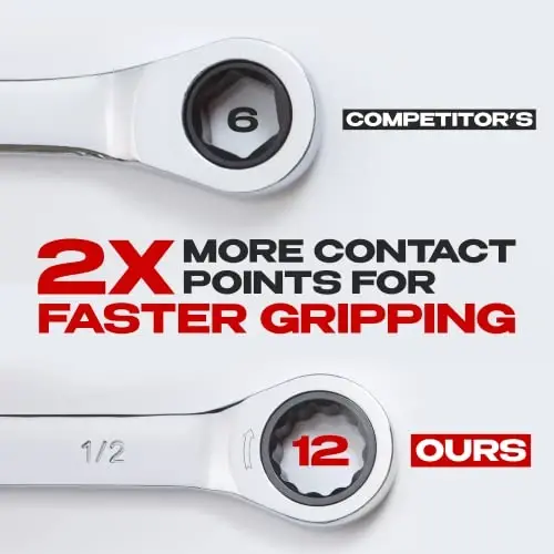 Jaeger 26pc TIGHTSPOT Ratcheting Wrench Master Set - Metric & Inch/SAE Combination Sizes - 4