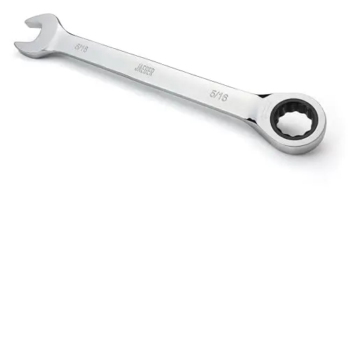 Jaeger 5/16 Inch Ratchet Wrench with 90-Tooth Ratcheting Precision and Hardened, Polished Steel for Projects with Tight Spaces - 1