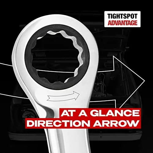 Jaeger 6 mm Ratchet Wrench with 8° Ratcheting Precision and Hardened, Polished Steel for Projects with Metric Tight Spaces - 4