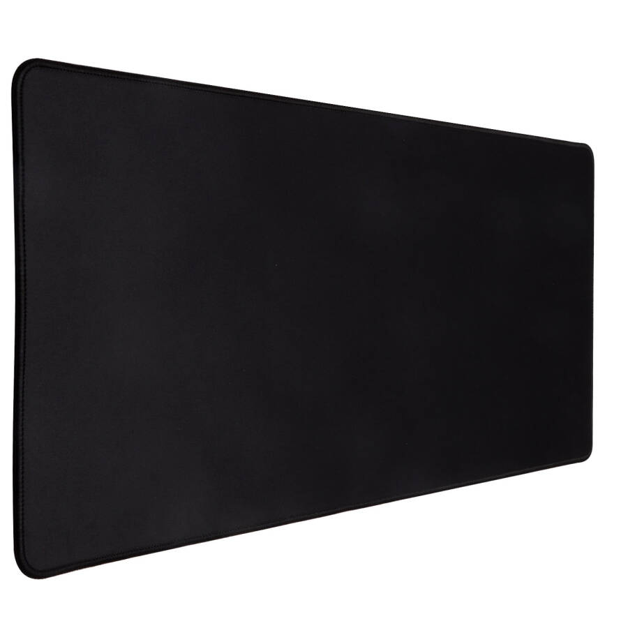 Jahosin Büyük Oyun Mouse Pad'i Dikişli Kenarlarla, [35.4x15.7In] Oyuncu/Masaüstü/Ofis/Ev İçin Kaymaz Doğal Kauçuk Tabanlı Geniş Mouse Pad 90x40 Siyah - 1