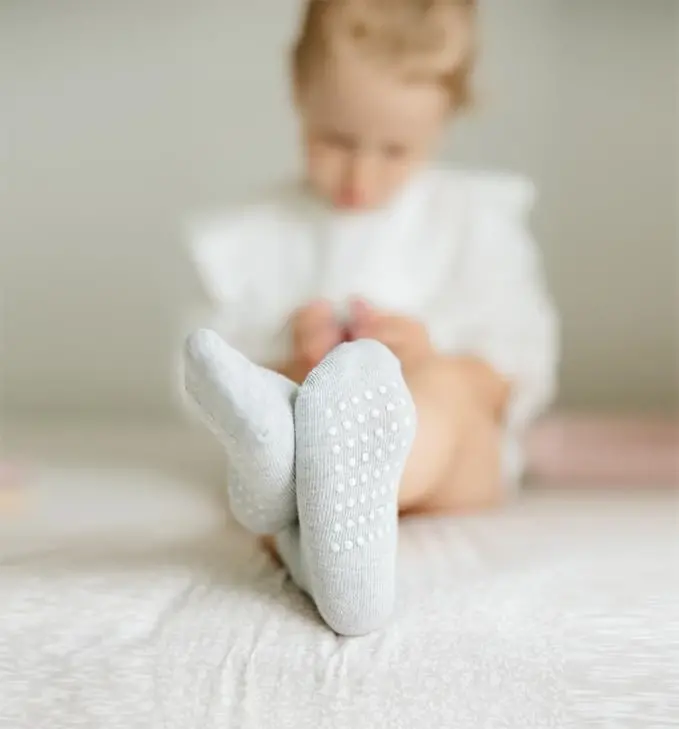 JAKIDAR 12 Pack Baby Toddler Socks Non Slip Grip Cotton Crew Socks for Boys Girls Infants Kids - 2