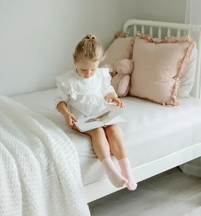 JAKIDAR 12 Pack Baby Toddler Socks Non Slip Grip Cotton Crew Socks for Boys Girls Infants Kids - 3