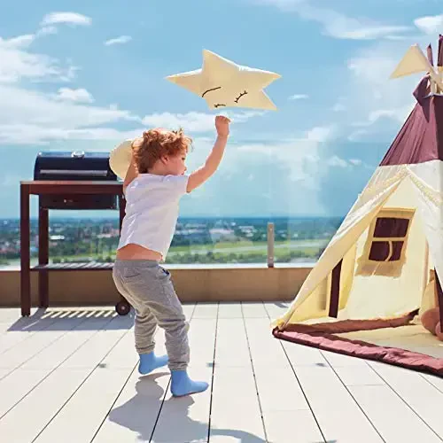 JAKIDAR 12 Pack Baby Toddler Socks Non Slip Grip Cotton Crew Socks for Boys Girls Infants Kids - 6