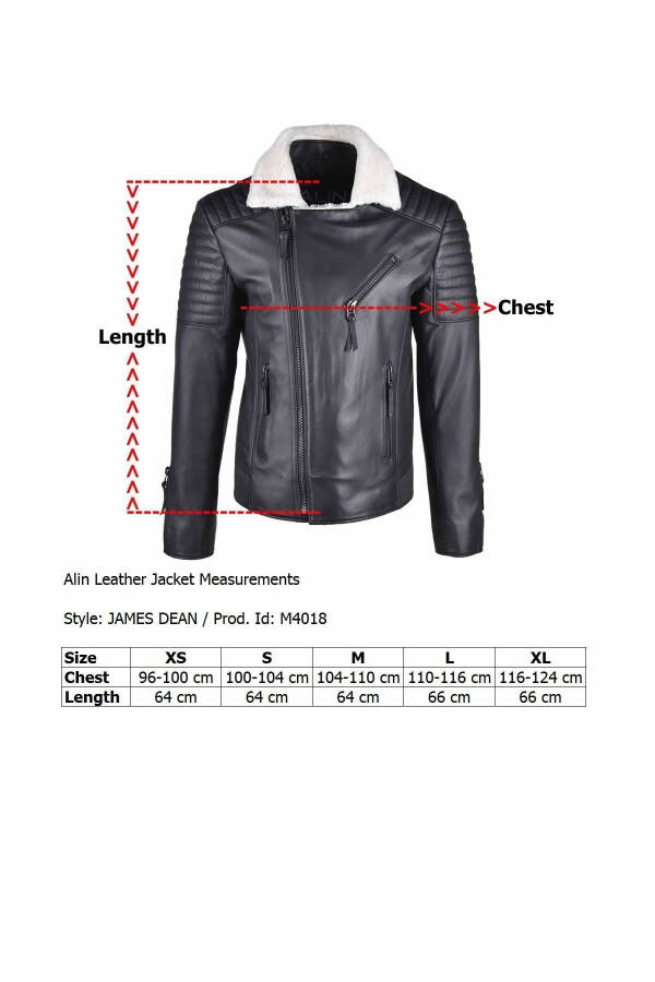 James Dean's iconic black leather biker jacket. - 4