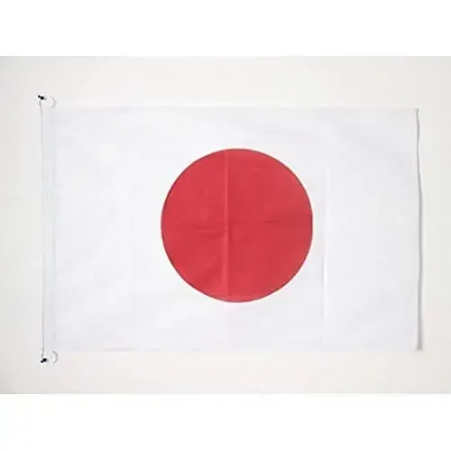 Japan NAUTICAL Flag 18'' x 12'' - Japanese flags 30 x 45 cm. - Banner 12x18 in for boat - AZ FLAG 