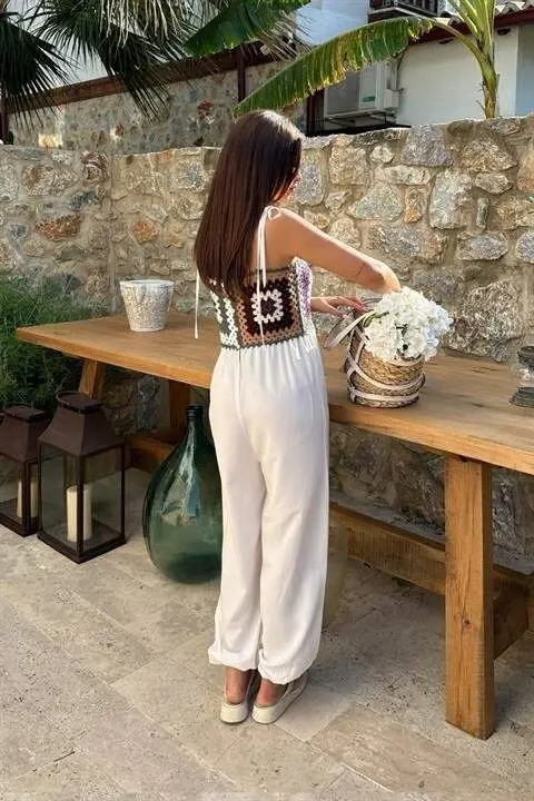 Jasmin Süzüneli Keten Tulum 1280-08 - 7