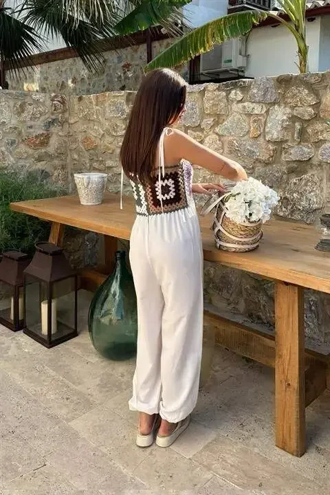 Jasmin Süzüneli Keten Tulum 1280-08 - 7