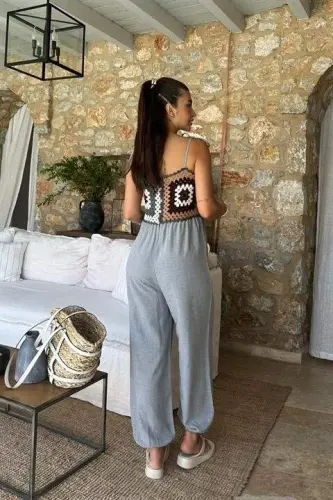 Jasmin Süzüneli Keten Tulum 1280-08 - 5