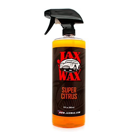 Jax Wax Super Citrus Kommersiya sinfi avtomobil va qayiq tozalagich va yog'ni erituvchi – Tabiiy tsitrus yog'i avtomobilni tozalash spreyi - 32 untsiya - 1