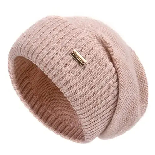 jaxmonoy Ayollar uchun Slouchy Beanies Qishki Yengil Ayollar Trikotaj Shapka Mansetli Yumshoq Issiq Slouch Beanie Qalpog'i - Jigarrang - 1