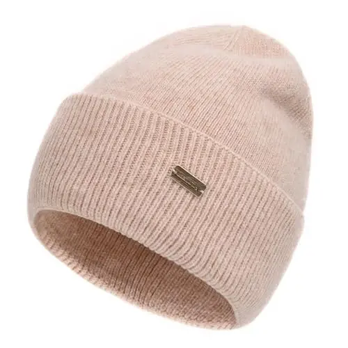 jaxmonoy Ayollar va erkaklar uchun trikotaj shapkalar Qishki shlyapalar Yumshoq issiq ikki qavatli ayollar череп Beanie qopqoqlari - JAXMONOY